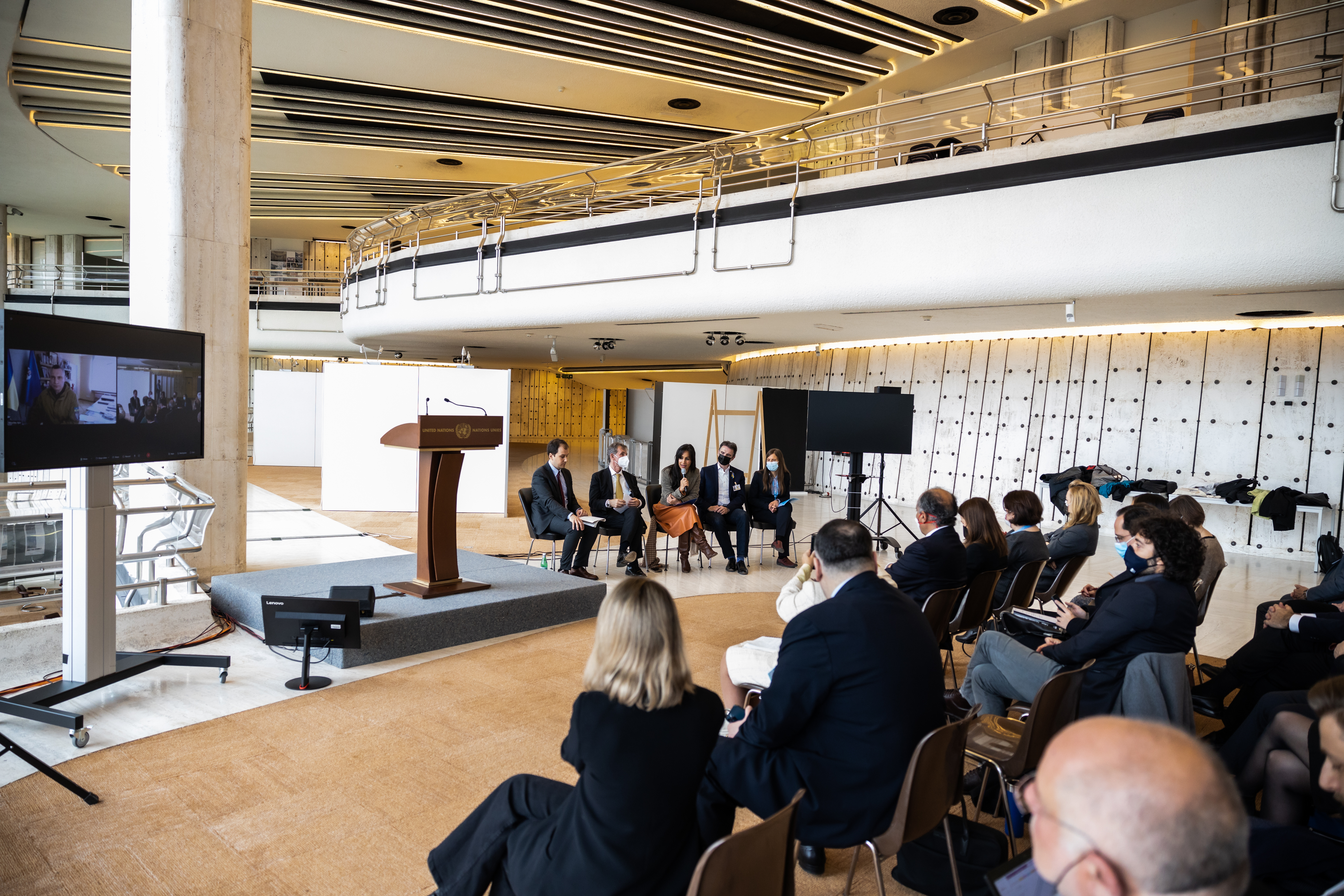Asistentes al Foro de Naciones Unidas celebrado en Ginebra
